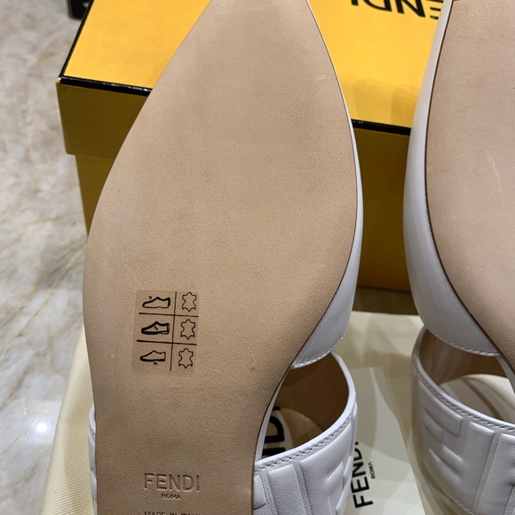 SOLD FENDI FF Flat Slide Mules - Picture 9 of 15